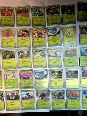 Pokémon Card Lot 100+ Grass Type Bundle Teal Mask Ogerpon ex Cyclizar